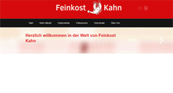 Desktop Screenshot of feinkost-kahn.de